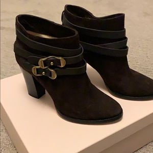 Jimmy Choo Melba Chocolate Suede Bootie Size 8